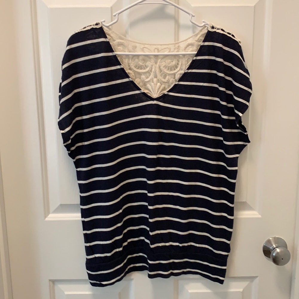 Express Lace Back Tee